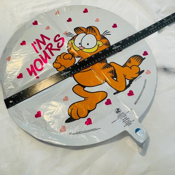 Garfield I'm Yours Self-Sealing 18" Foil Balloon By CTI Vintage Jim Davis 1979 - Picture 9 of 10
